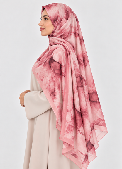Printed Bamboo-  Rose Mist