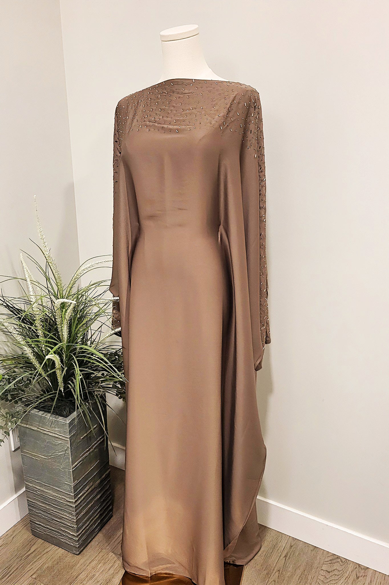 Sana Farasha Abaya (Tan)