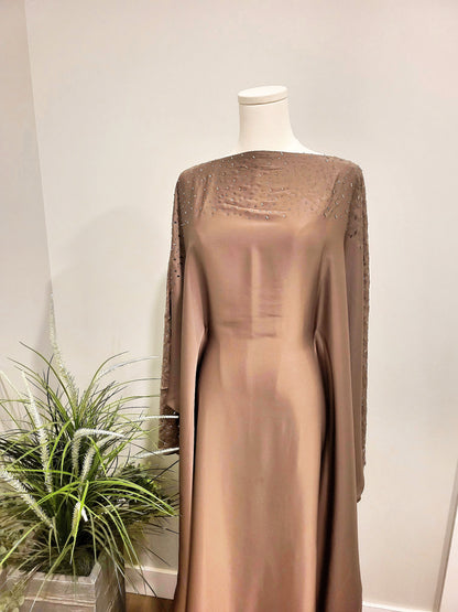 Sana Farasha Abaya (Tan)