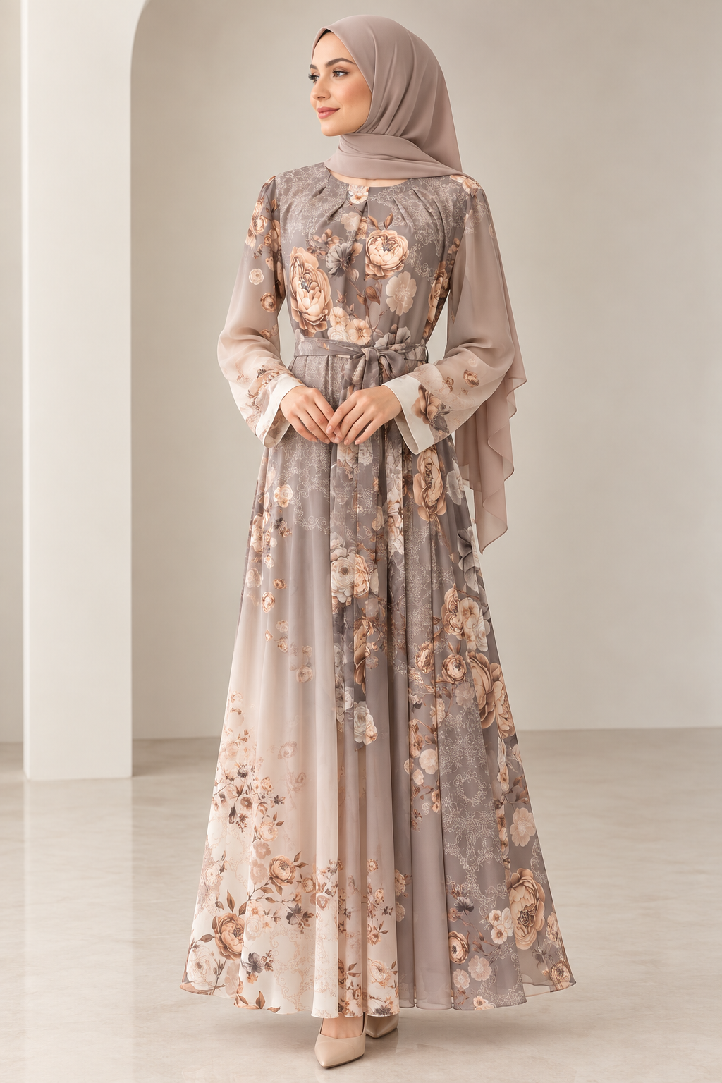 Fig Floral Dress