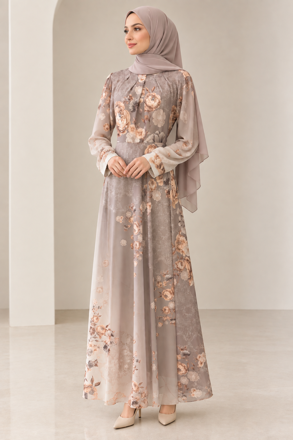 Fig Floral Dress