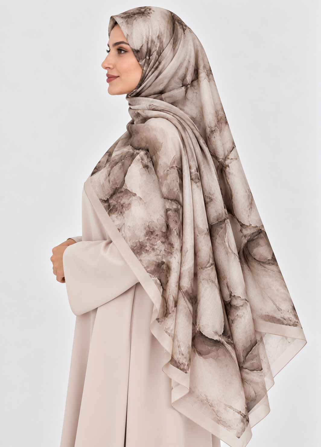Printed Bamboo-  Oat Mist