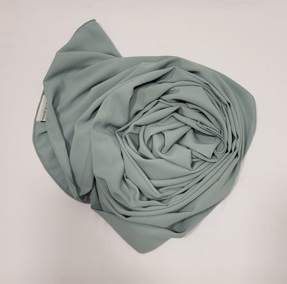 Medina Silk Hijab- Mint