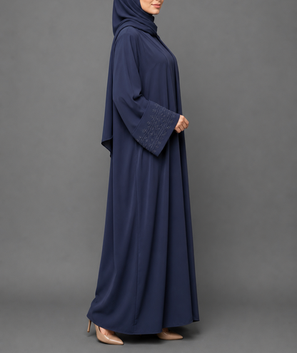 Nada Premium Abaya Set - Blue