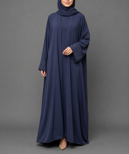 Nada Premium Abaya Set - Blue