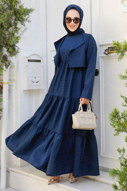 AAILA MAXI DRESS (Navy)