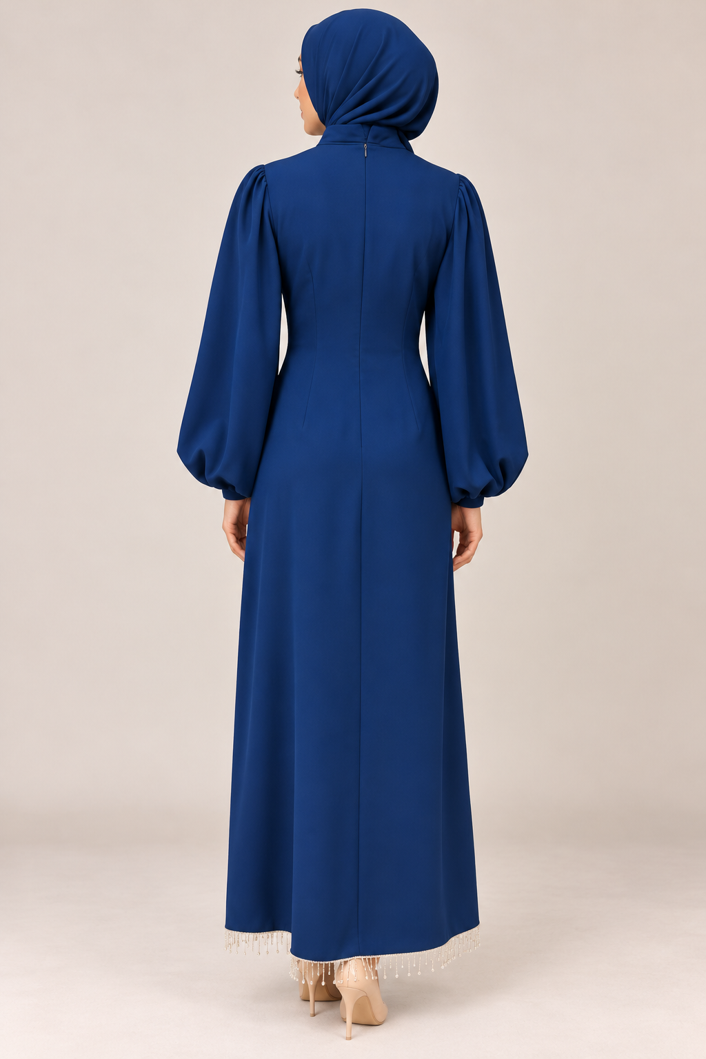 Inara Belted Dress- Blue