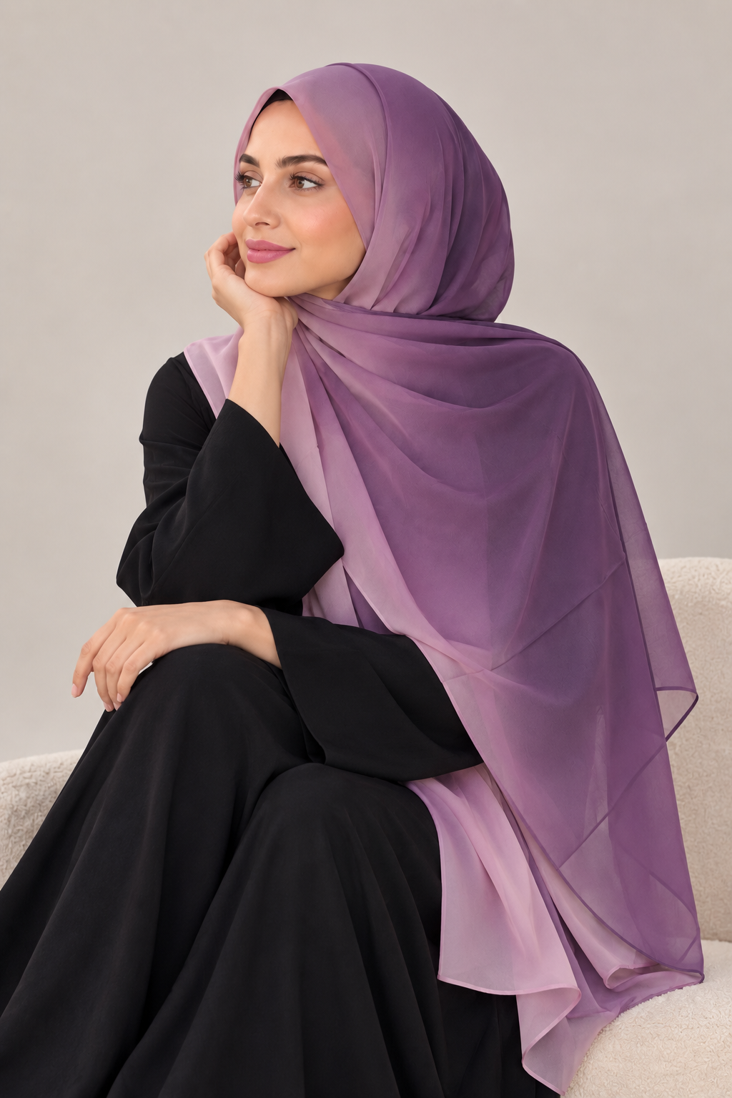 Ombre Chiffon - Mauve