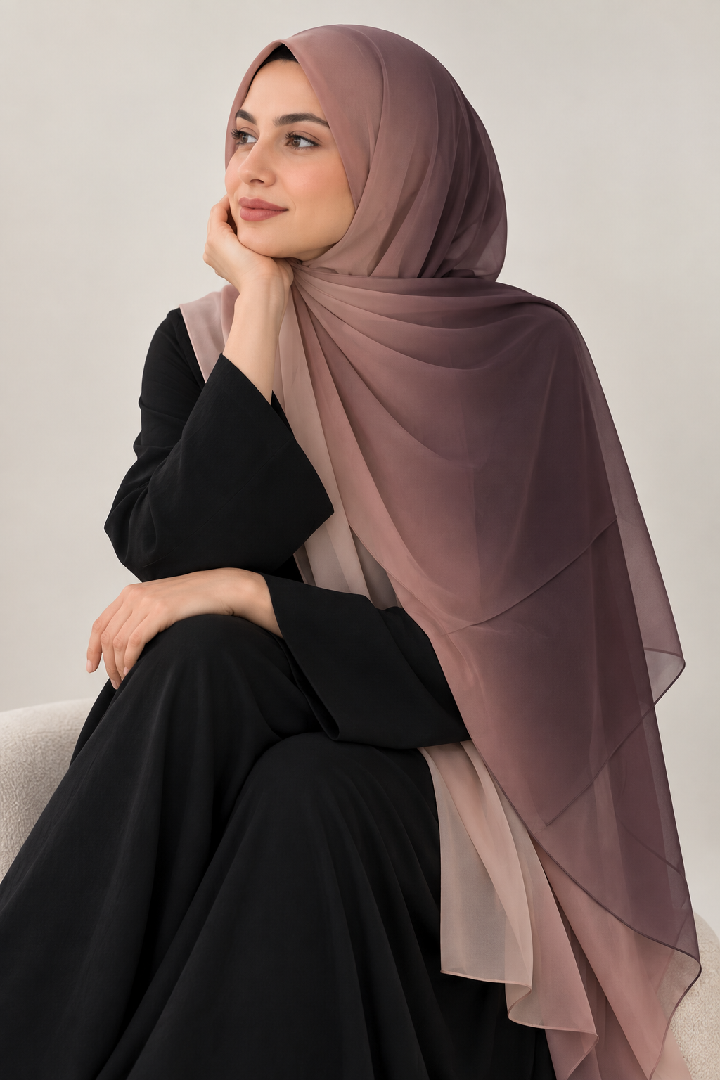 Ombre Chiffon - Mocha