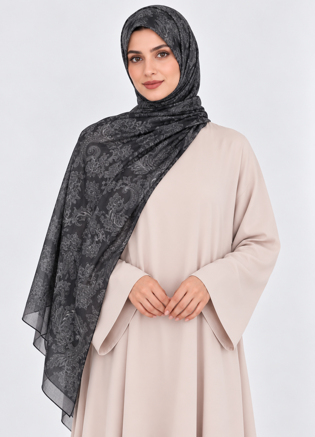 Printed Bamboo- Ebony Paisley