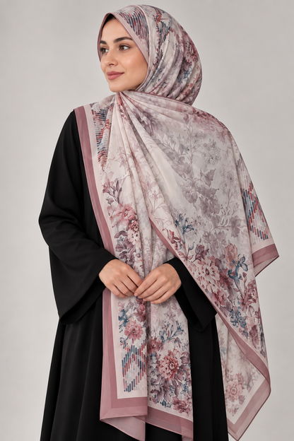 Printed Chiffon - Pastel Mosaic