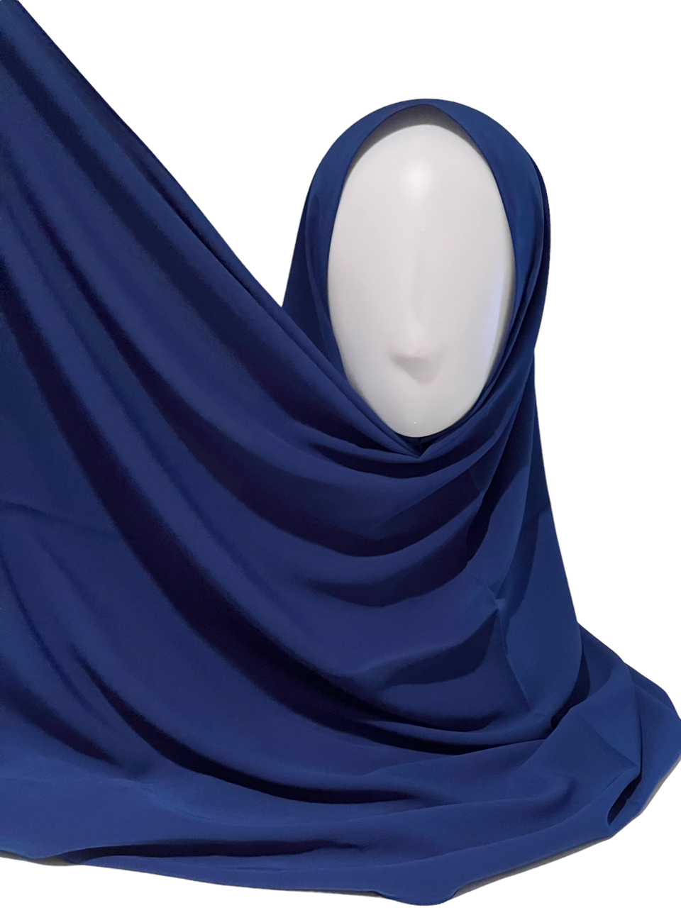 Premium Medina Silk Hijab- Royal Blue