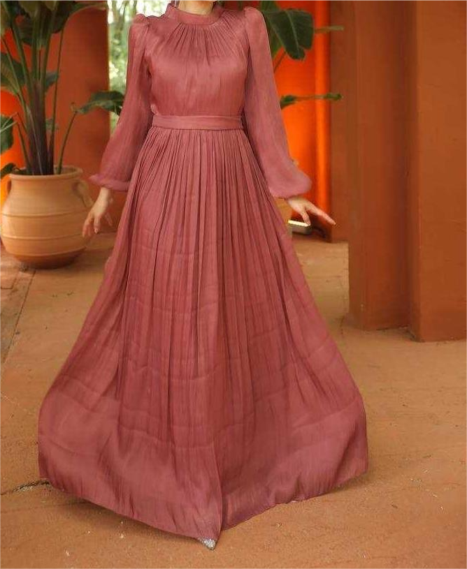 Amna Evening Dress Rose