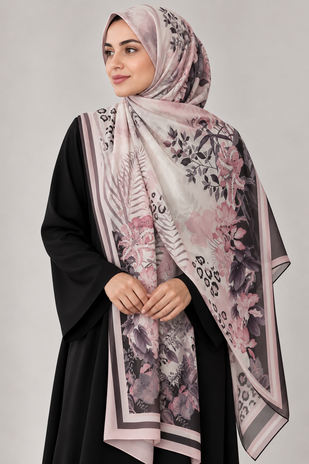 Printed Chiffon - Tropical Bloom