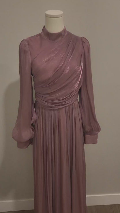 Raya Evening Dress Old Pink