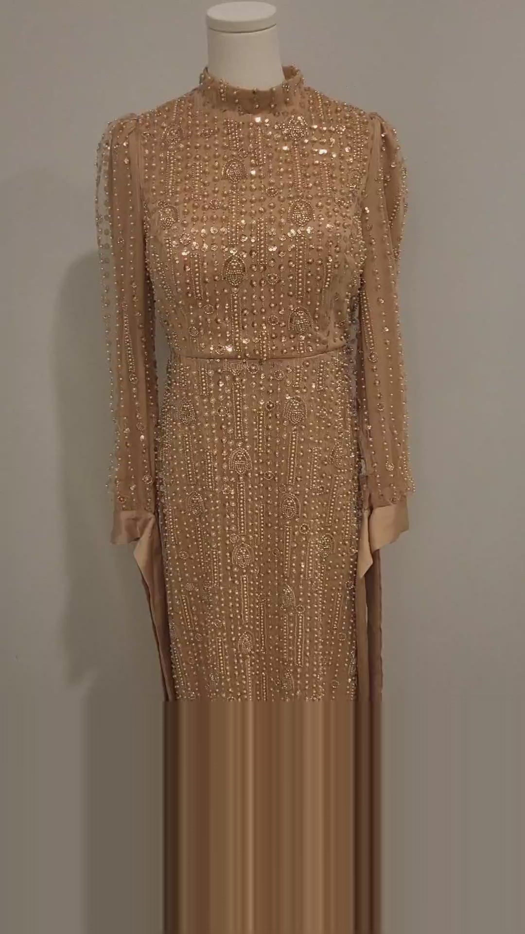 Zoha Evening Dress Gold